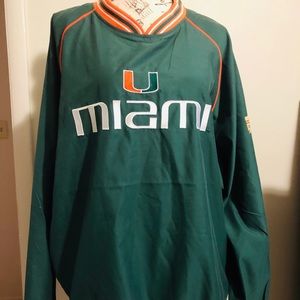University of Miami Pull Over Large Unisex